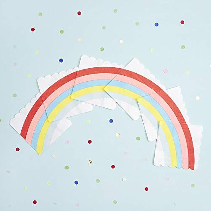 RAINBOW PARTY NAPKIN, SMALL - Image 3